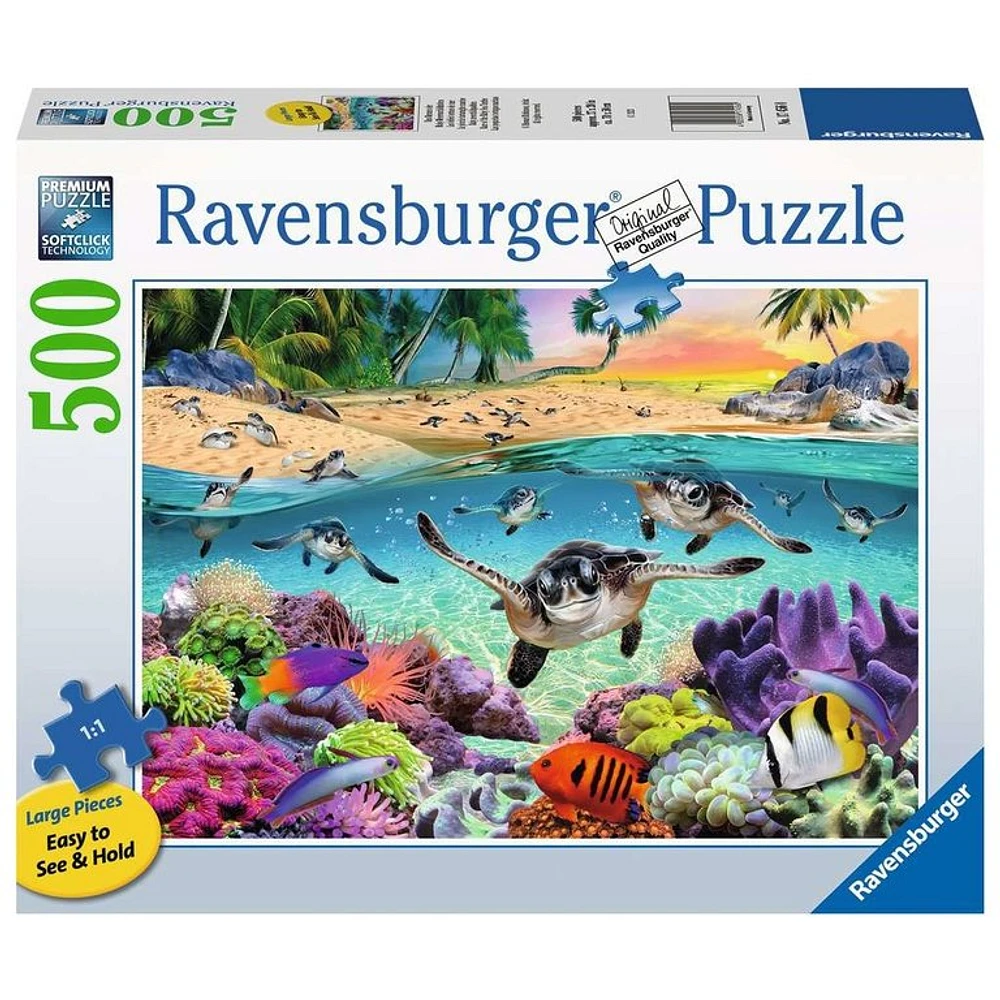 Ravensburger Les bébés Tortues de Mer - 500 Pièces