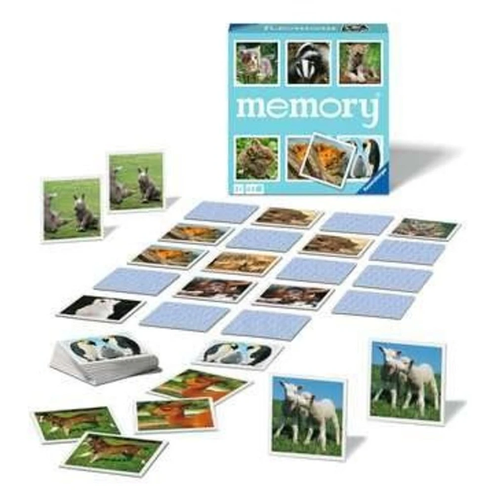 Memory - Bébé animaux (Multilingual)