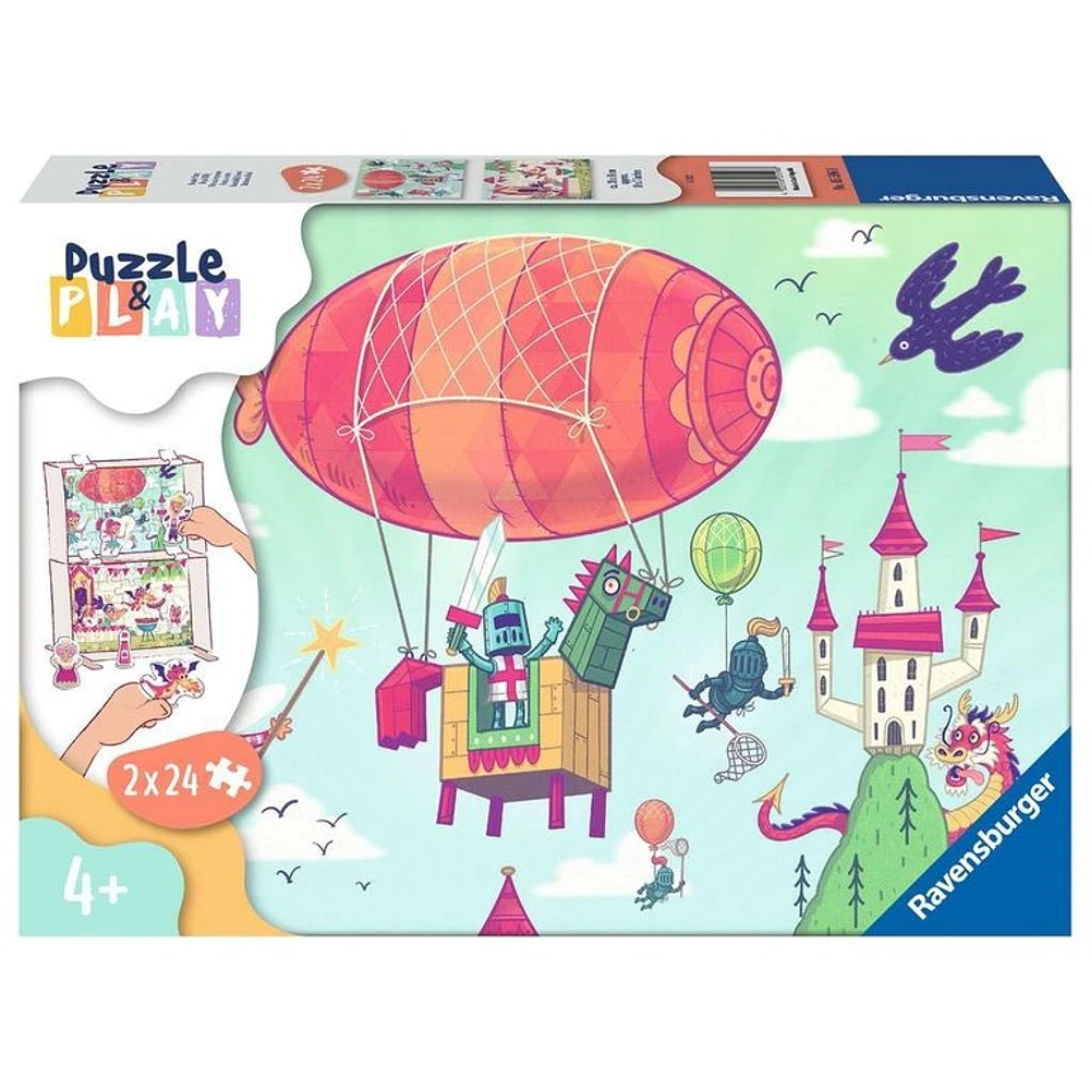 Ravensburger Fête au royaume - Puzzle and Play - 2x24 pièces