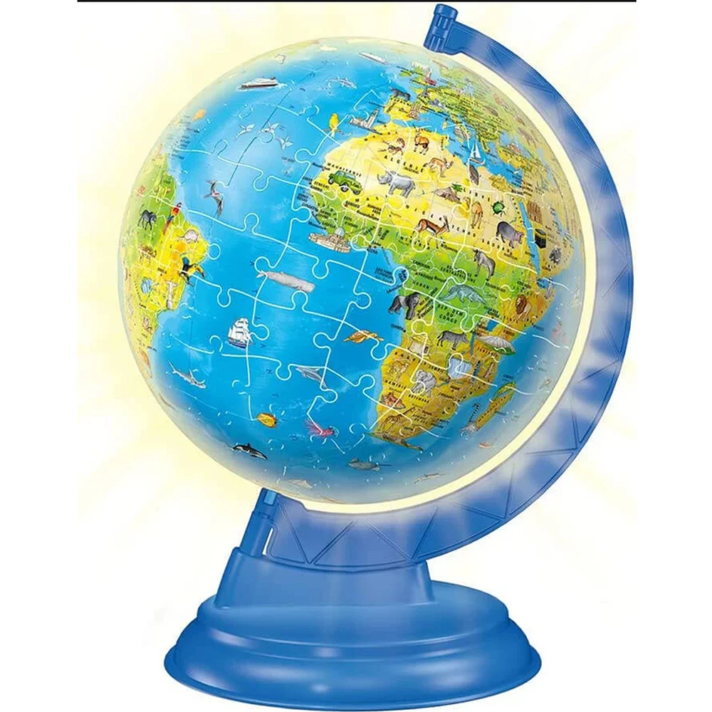 Ravensburger Globe pour enfants illuminé (Francais) - 187 pièces 3D