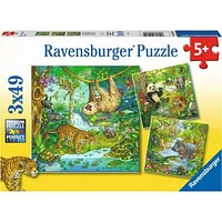 Ravensburger Dans la jungle  - 3x49 pièces