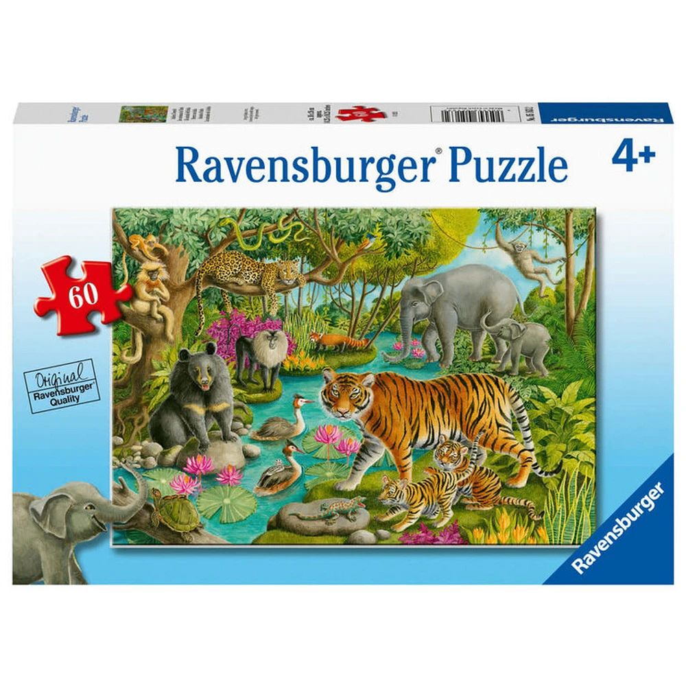 Ravensburger Les animaux de l'Inde - 60 pièces