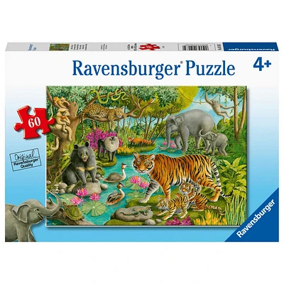 Ravensburger Les animaux de l'Inde - 60 pièces