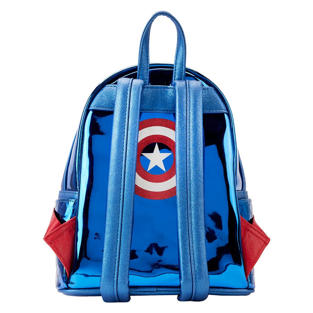 Loungefly Sac à dos - Marvel - Captain America Shine