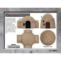Battlefield in a Box - Galactic Warzones - Desert Buildings