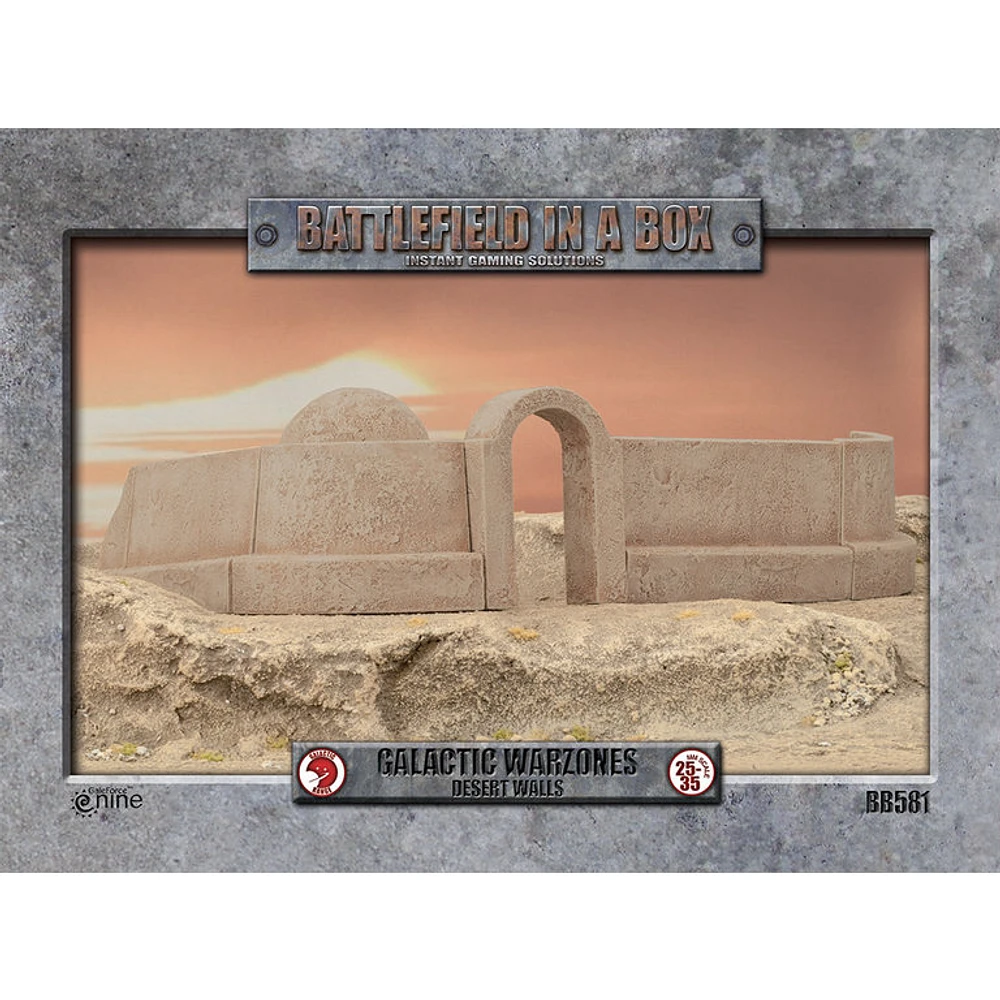 Battlefield in a Box - Forgotten City - Desert Walls