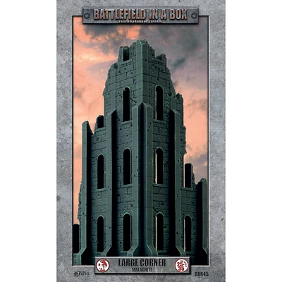 Battlefield in a Box - Malachite - Large Corner Ruin