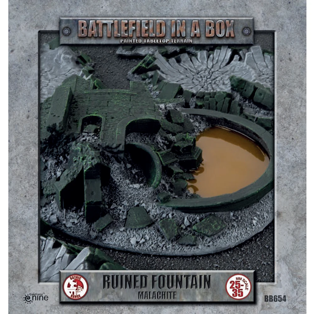 Battlefield in a Box - Malachite - Ruined Fountain