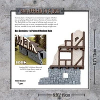 Battlefield in a Box - Wartorn Village - Medium Ruin