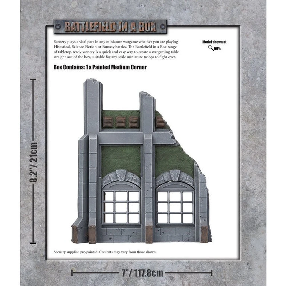 Battlefield in a Box - Gothic Industrial - Medium Corner
