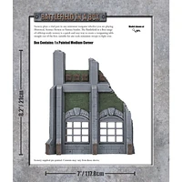 Battlefield in a Box - Gothic Industrial - Medium Corner
