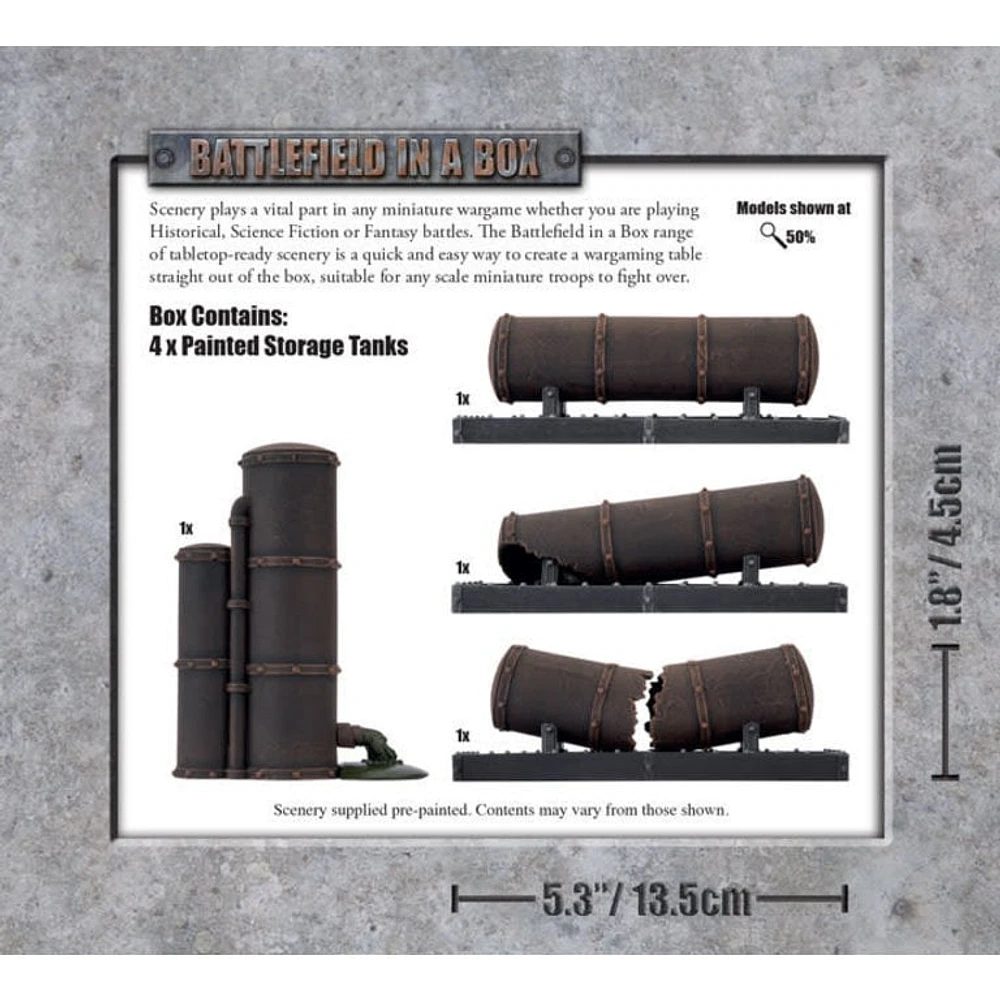 Battlefield in a Box - Gothic Industrial - Storage Tanks