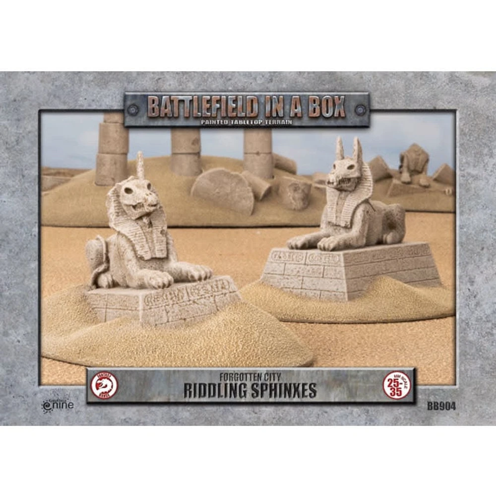 Battlefield in a Box - Forgotten City - Riddling Sphinxes
