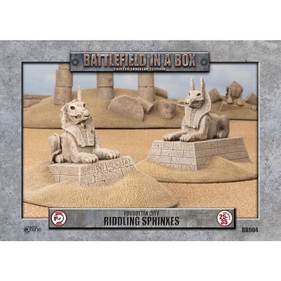 Battlefield in a Box - Forgotten City - Riddling Sphinxes