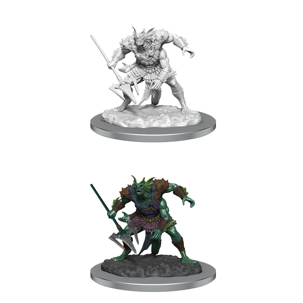 Nolzur's Marvelous Unpainted Miniatures - Sahuagin Baron
