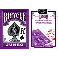 Playing Cards- Bicycle - Jumbo Purple