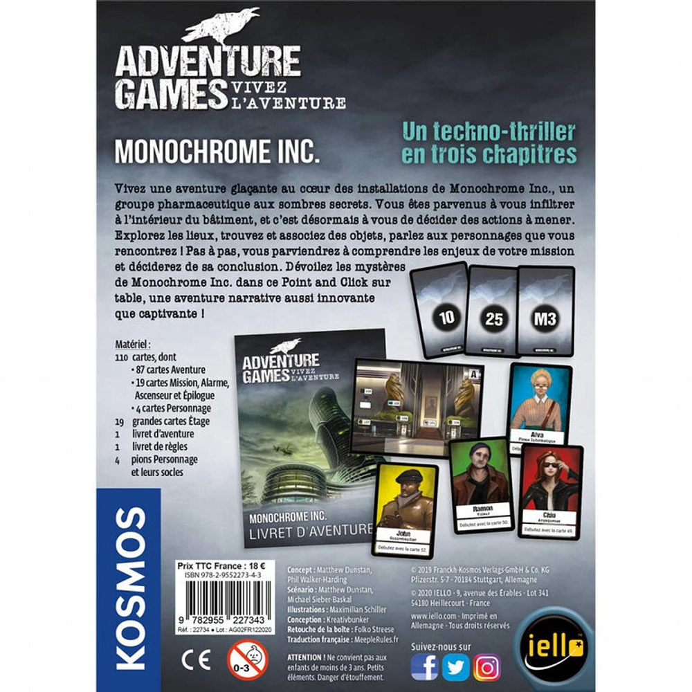 Adventure Games - Monochrome inc. (French)