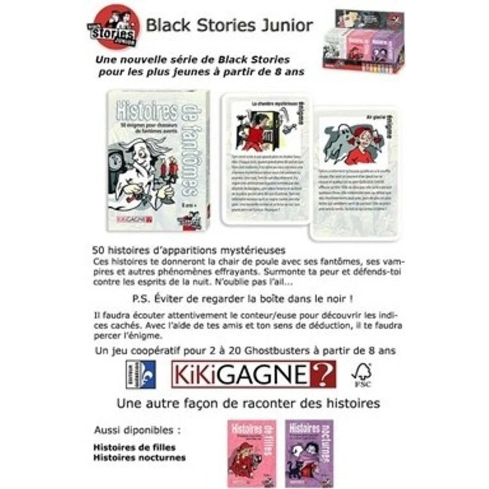 Black Stories Junior - Histoires de Fantômes (French)