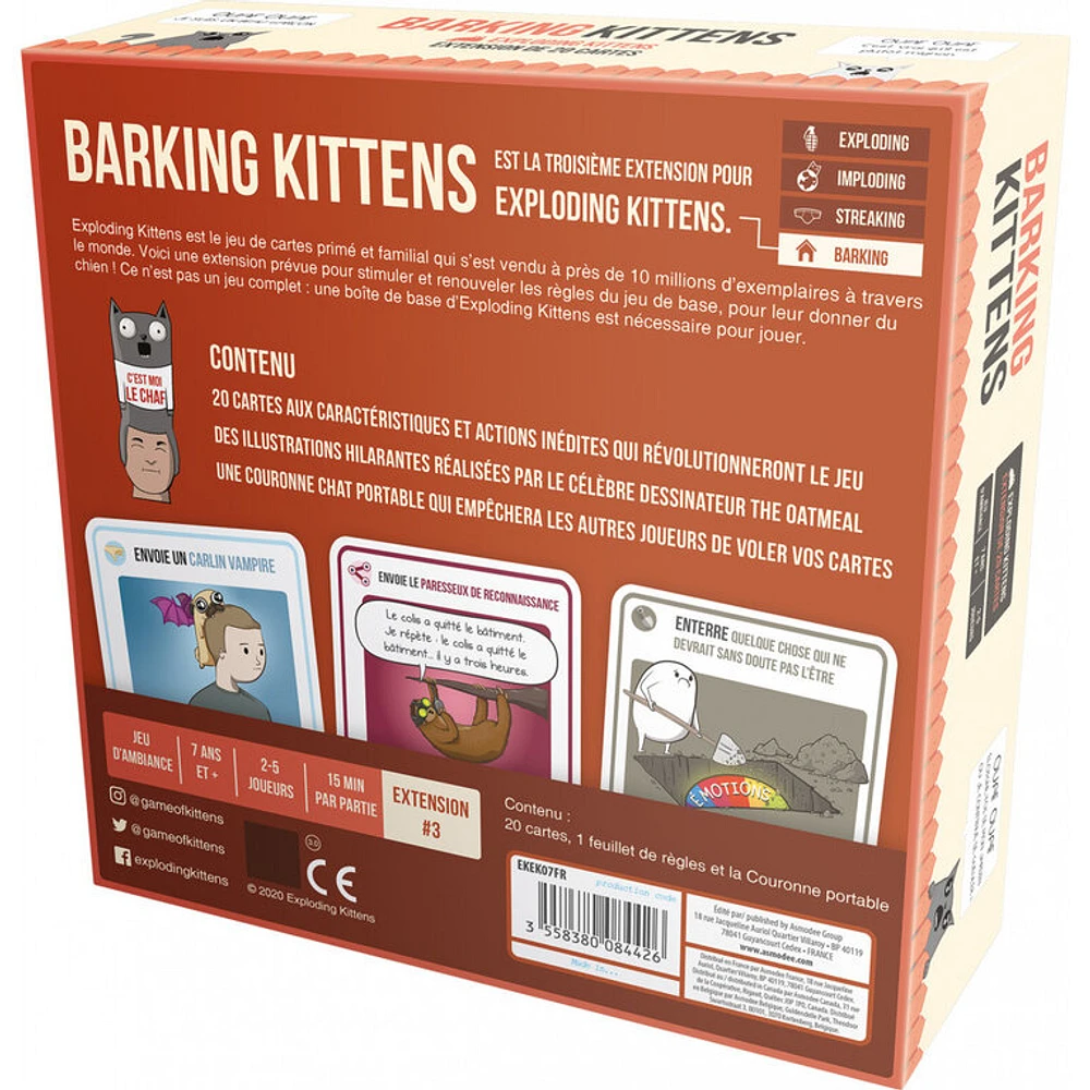 EExploding Kittens - Barking Kittens (French)