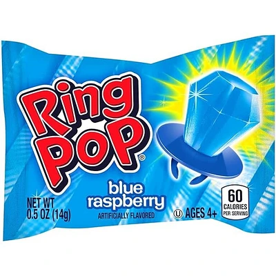 Ring Pop - Framboise bleue - 14g