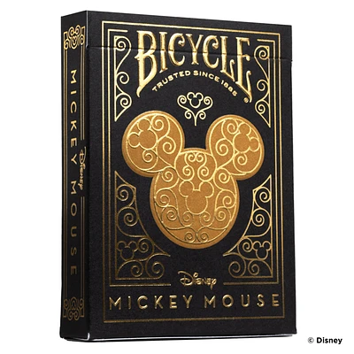 Playing Cards - Bicycle - Disney Mickey - Black / Gold