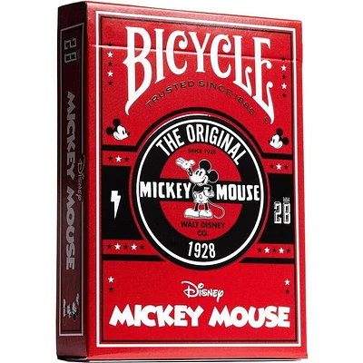 Cartes à jouer - Bicycle - Disney Classic Mickey - Red