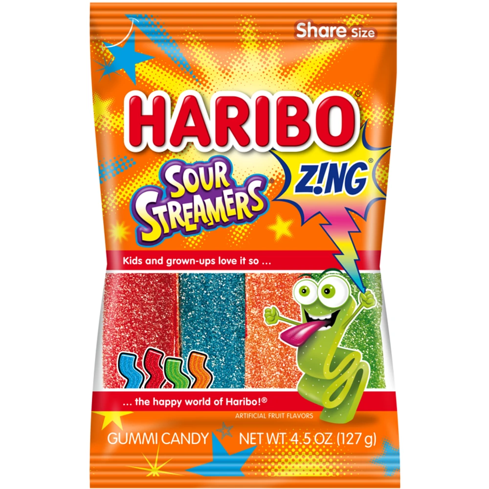 Haribo Zing - Sour Streamers 127g