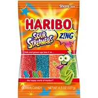 Haribo Zing - Sour Streamers 127g