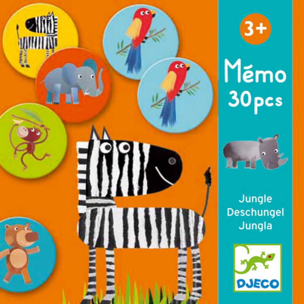 Mémo Jungle (Multilingue)