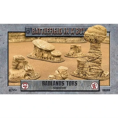 Battlefield in a Box - Sandstone - Badlands Tors [PRÉCOMMANDE]