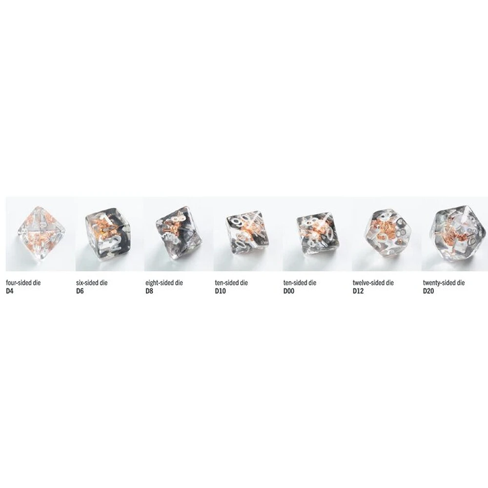 (Gamegenic) Embraced Series RPG Set - 7 Piece Set - Shield and Weapons