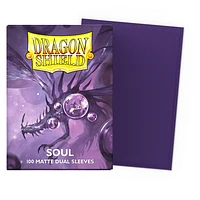 (Dragon Shield) Matte Dual Sleeves - Soul - 100 Unités - 63mm x 88mm