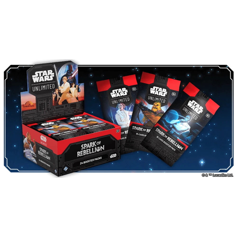 Star Wars Unlimited - Spark of Rebellion - Draft Booster Box (English)