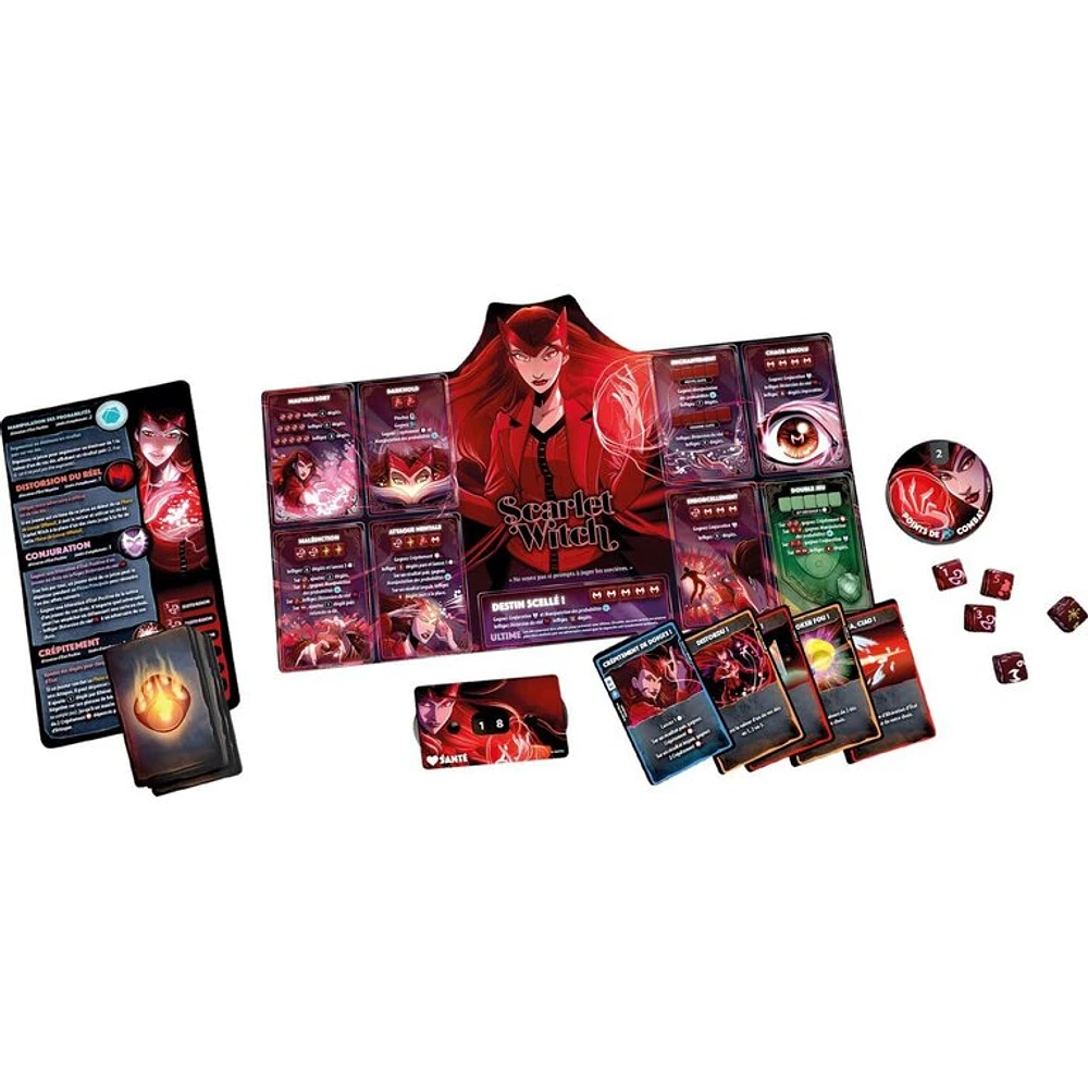 Dice Throne Marvel - Thor, Loki, Spiderman, Scarlet Witch (French) 