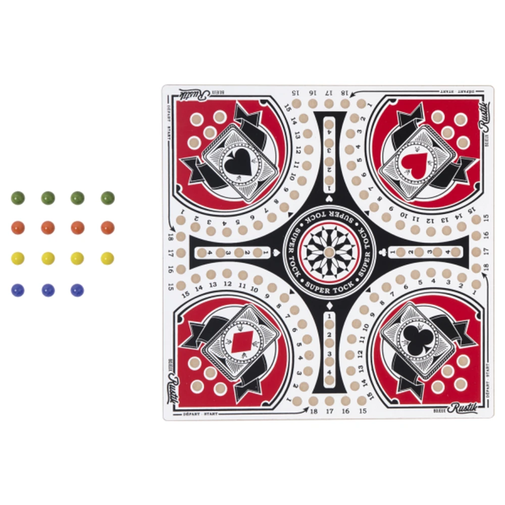 Jeu de Parchisi/Tock - 4 joueurs 15" (Multilingue)