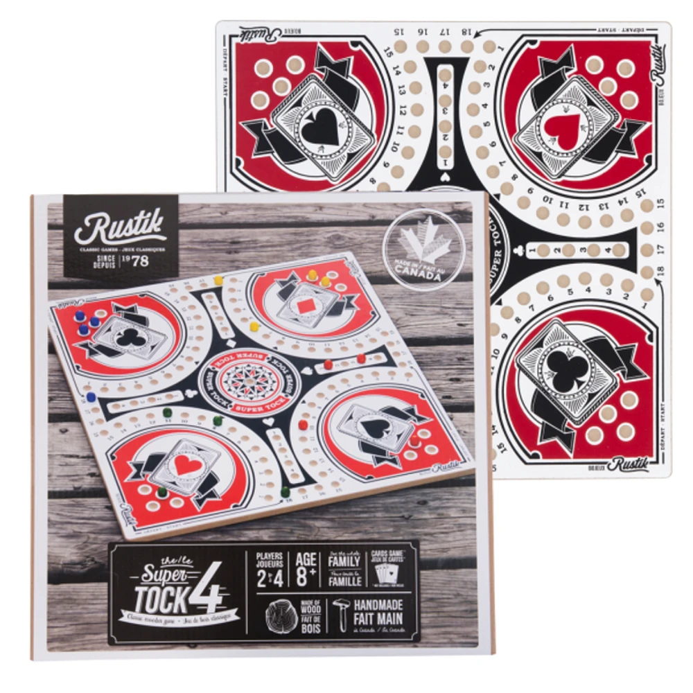 Jeu de Parchisi/Tock - 4 joueurs 15" (Multilingue)