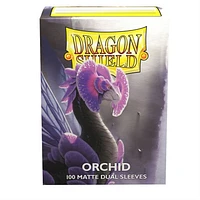 (Dragon Shield) Matte Dual Sleeves - Orchid - 100 Unités - 63mm x 88mm