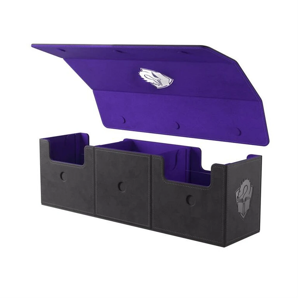 (Gamegenic) Deck Box - The Academic XL 266ct - Black/Purple