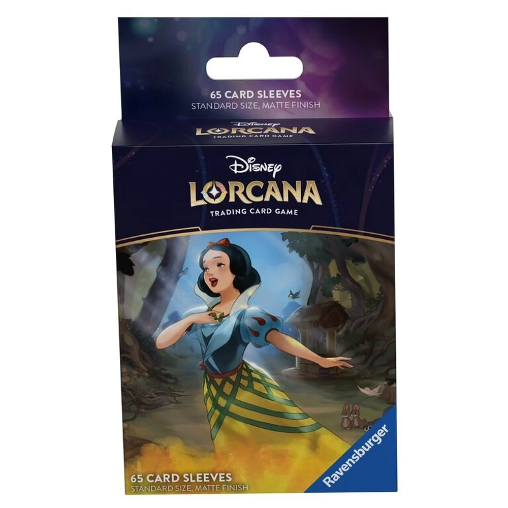 Disney Lorcana - Matte Sleeves B Set 4 - Standard Size - 65 unités - Blanche-Neige 