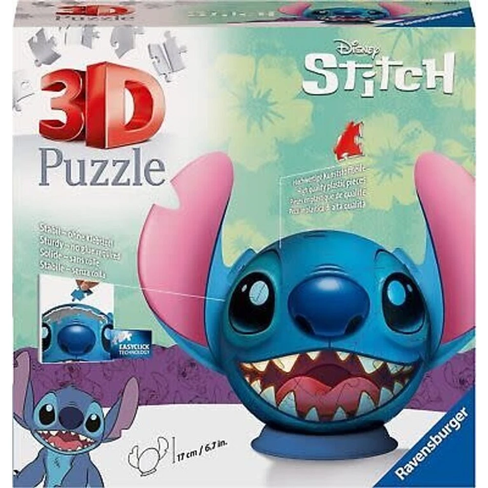 Stitch with Ears - 72 pièces 3D