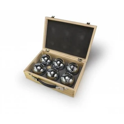 Petanque - Wooden Case (Multilingual)