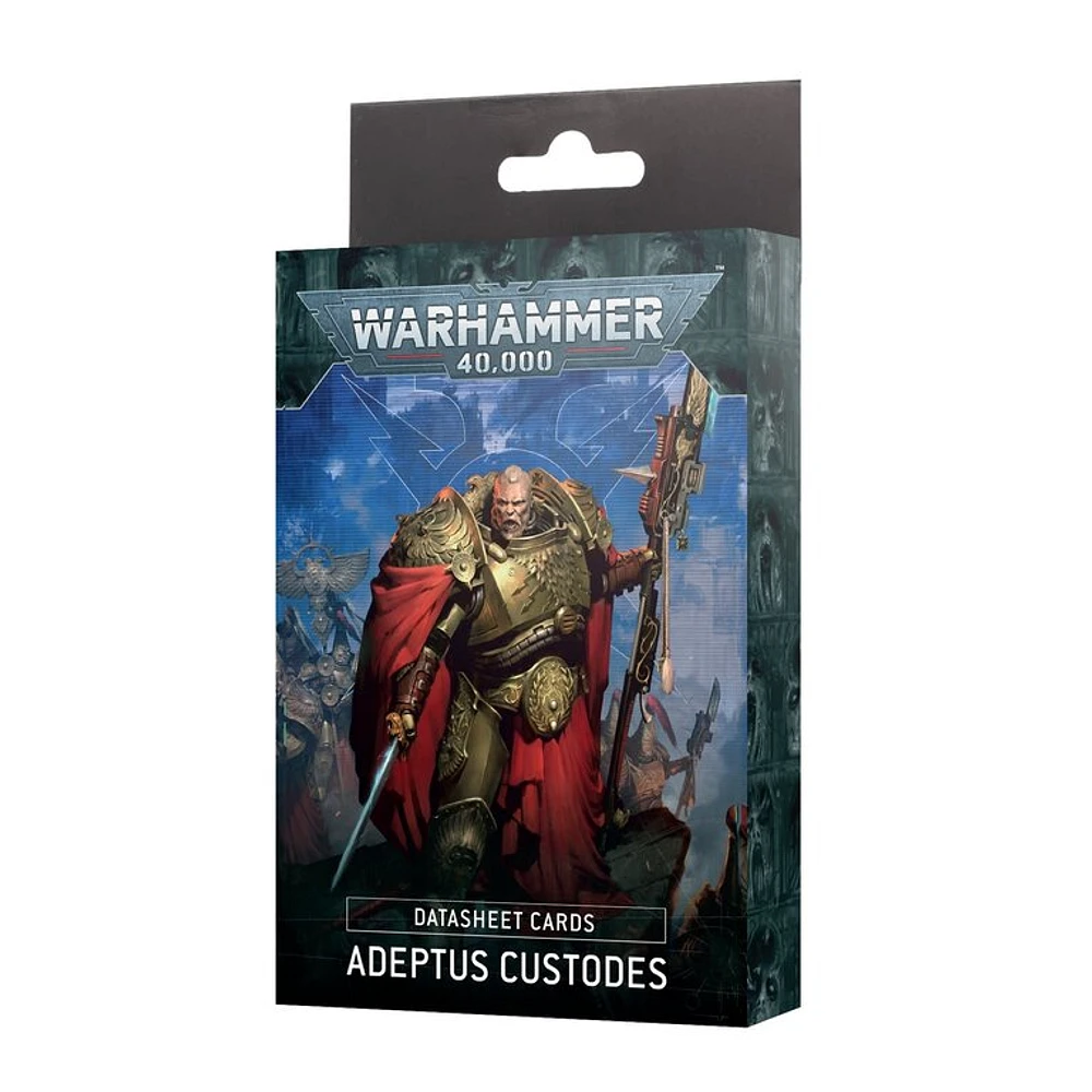 ADeptus Custodes - Datasheets Cards (Anglais)