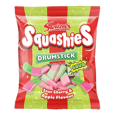 Squashies - Saveur cerise et pomme surette - 160g