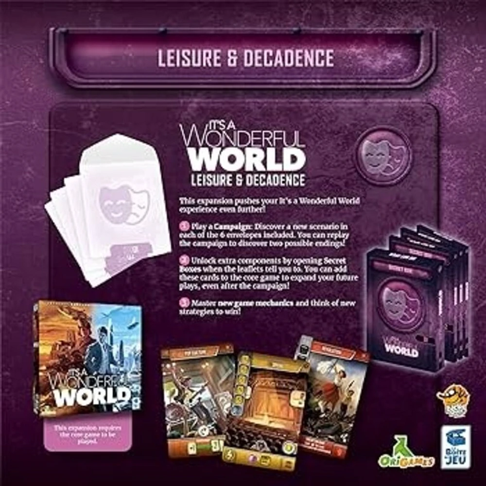 It's a Wonderful World - Leisure & Decadence (English) [PRÉCOMMANDE]