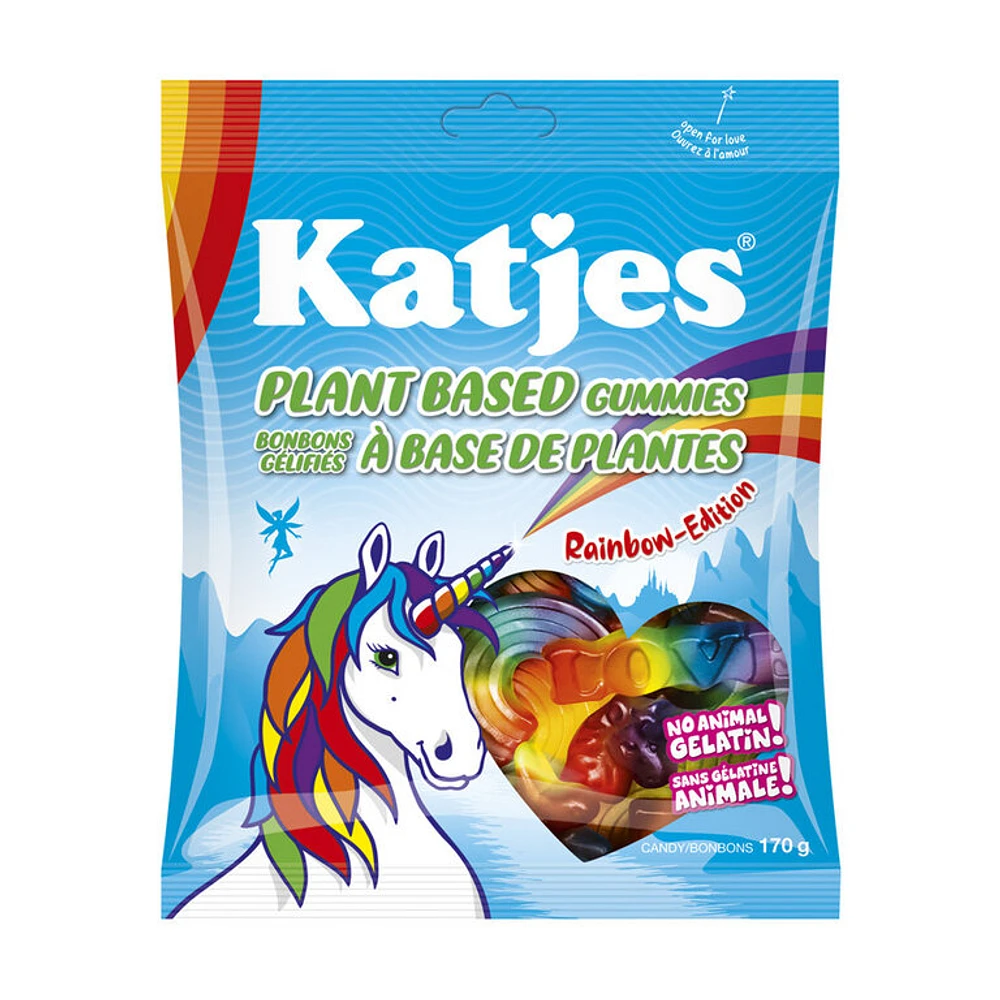 Katjes - Bonbons gélifiés vegan - Édition arc-en-ciel - 170g