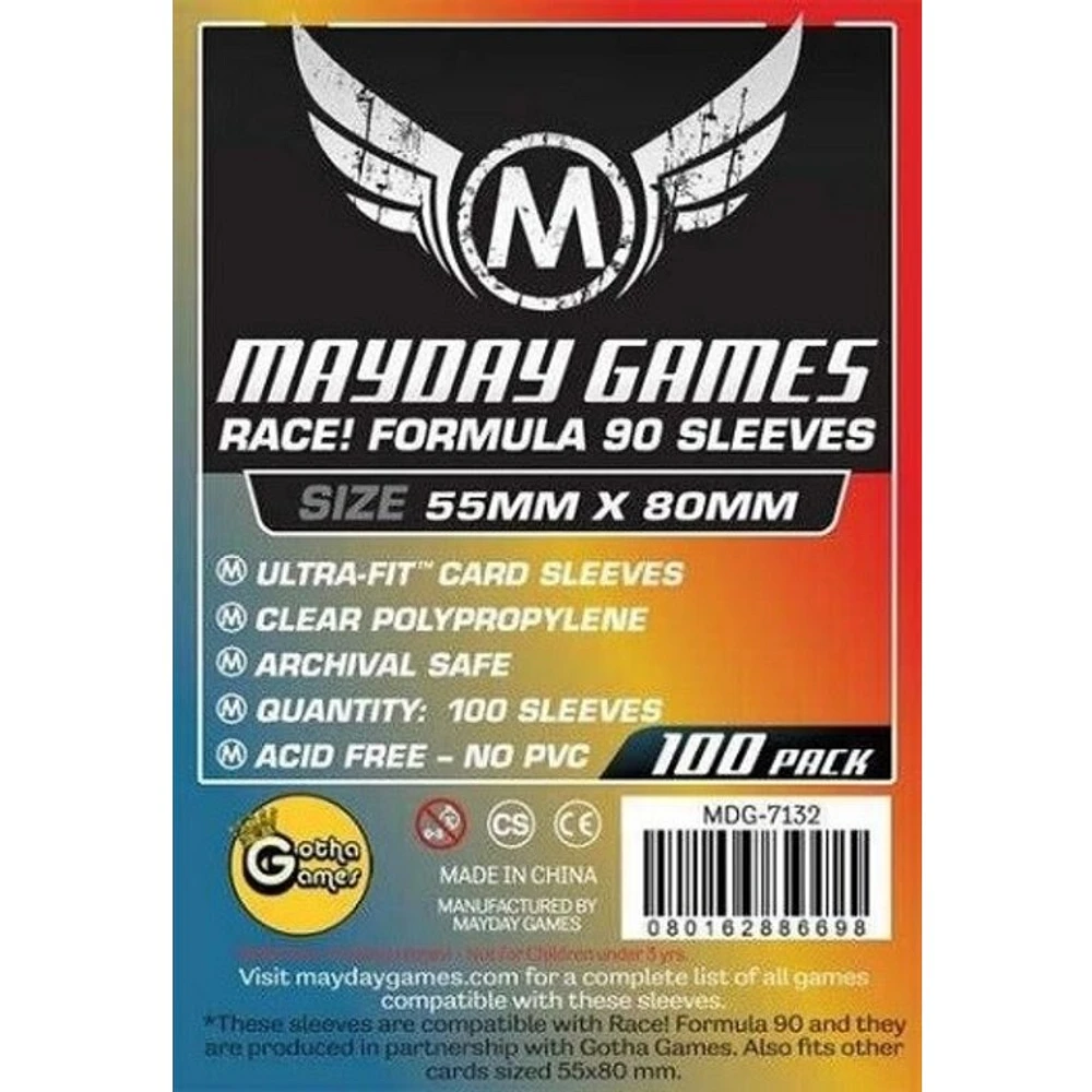 (Mayday) Sleeves for Race! Formula 90 - 100 Unités - 55mm x 80mm