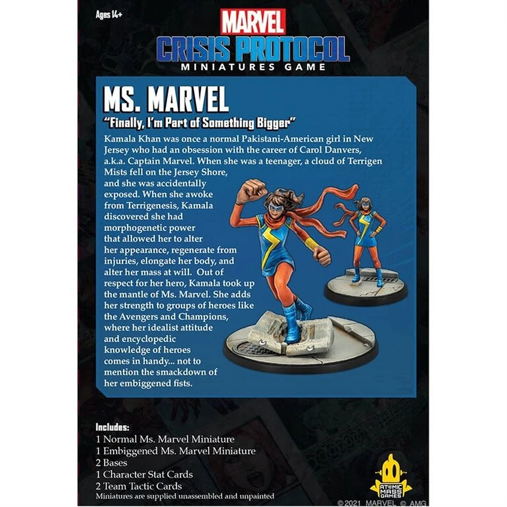 Marvel Crisis Protocol - Ms. Marvel (Anglais)