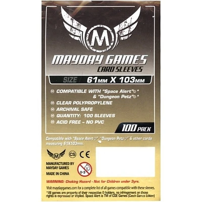 (Mayday) Card Game Sleeves - 50 Unités - 61mm x 103mm