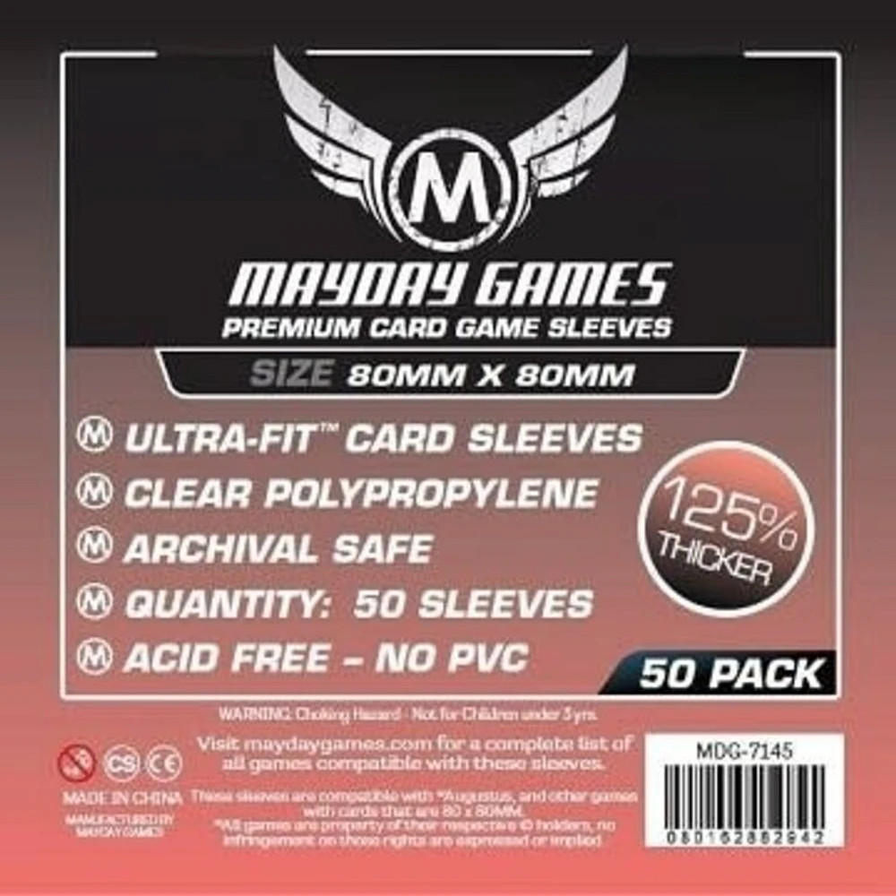 (Mayday) Premium Card Game Sleeves - 50 Unités - 80mm x 80mm