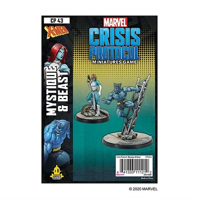 Marvel Crisis Protocol - Beast and Mystique (Anglais)